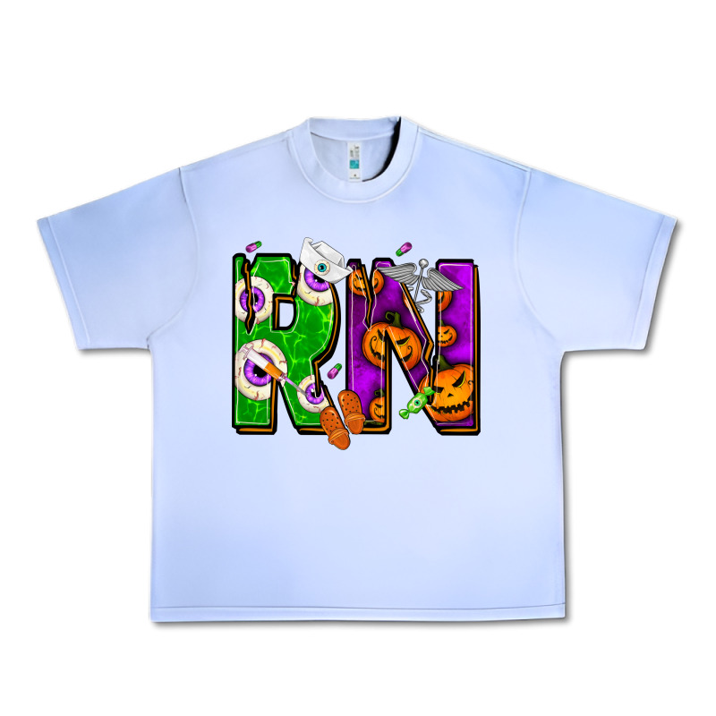 Halloween Rn Registered Nurse Urban Heavy Tee by NancyCooperArtShop | Teevron