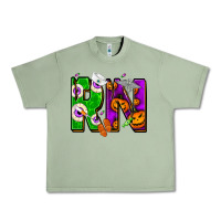 Oil Green Halloween RN Registered Nurse Urban Heavy Tee - NancyCooperArtShop