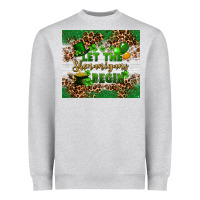 Heather Grey Let the shenanigans begin Heavyweight Sweatshirt - FaDigitalArtStudio