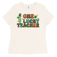 Bone one lucky teacher Ladies Tee - LillyAllenDesigns