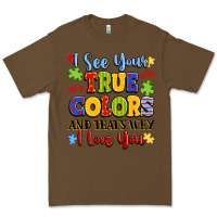 Cacao colorful love message Premium Tee - LillyAllenDesigns