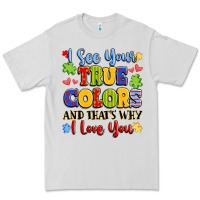 Dove Grey colorful love message Premium Tee - LillyAllenDesigns