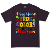Plum colorful love message Premium Tee - LillyAllenDesigns
