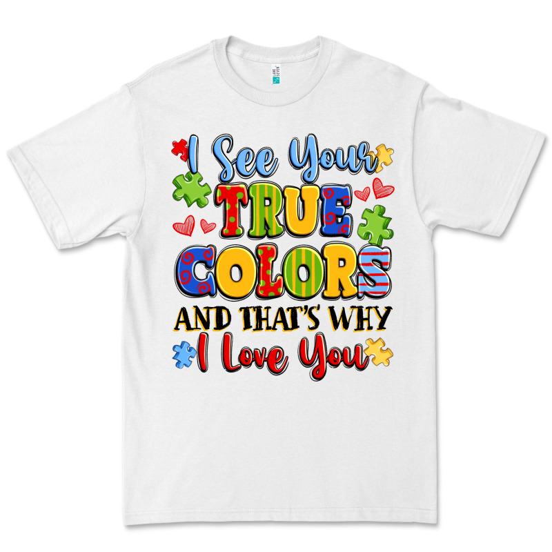 Colorful Love Message Premium Tee by LillyAllenDesigns | Teevron