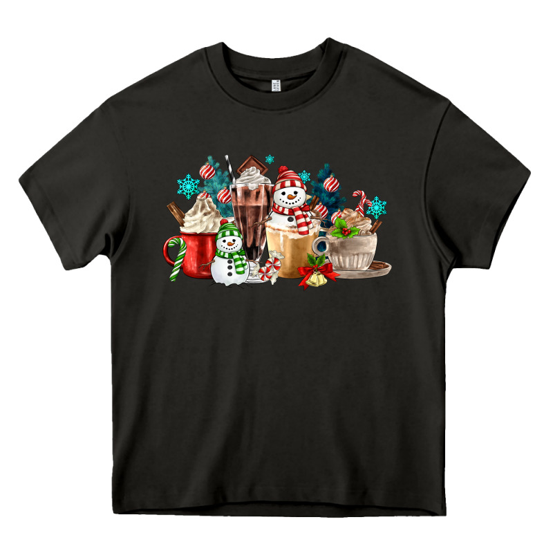 Christmas Coffee Heavy Core Tee by MaliasSmallBusiness | Teevron