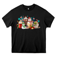 Black christmas coffee Heavy Core Tee - MaliasSmallBusiness