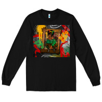 Black juneteenth black woman fashion girl Long Sleeve Tee - CowGirlArtShop