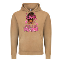 Vintage Camel brest cancer warrior afro messy bun Vintage Hoodie - texasbilliewilder