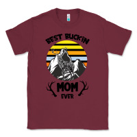 Burgundy Best Buckin Mom Ever Classic Tee - Bettercallsaul