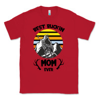 Red Best Buckin Mom Ever Classic Tee - Bettercallsaul