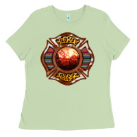 Matcha Western Firefighter Symbol Ladies Tee - RanaPortraitStore