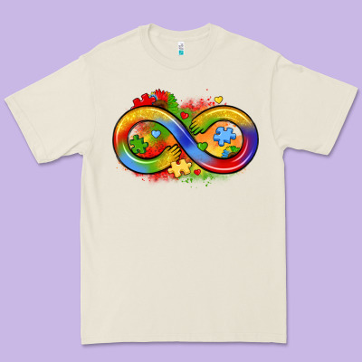 Infinity Symbol Autism Premium Tee Designed By Lillyallendesigns