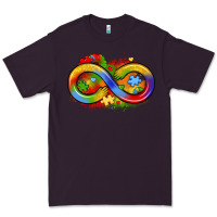 Plum infinity symbol autism Premium Tee - LillyAllenDesigns