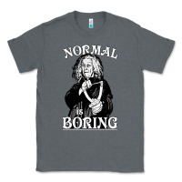 Charcoal Heather Limited Edition Grandma Addams (Frump)- Normal Is Boring Classic Tee - tuanDangUi