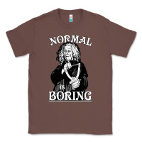 Chestnut Limited Edition Grandma Addams (Frump)- Normal Is Boring Classic Tee - tuanDangUi