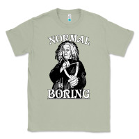 Matcha Limited Edition Grandma Addams (Frump)- Normal Is Boring Classic Tee - tuanDangUi