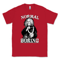Red Limited Edition Grandma Addams (Frump)- Normal Is Boring Classic Tee - tuanDangUi