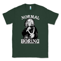 Sports Green Limited Edition Grandma Addams (Frump)- Normal Is Boring Classic Tee - tuanDangUi