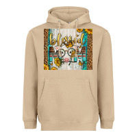 Mushroom Western Blessed Mom Baby Calf Heavyweight Hoodie - LillyAllenDesigns