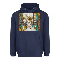 Navy Western Blessed Mom Baby Calf Heavyweight Hoodie - LillyAllenDesigns
