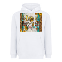 White Western Blessed Mom Baby Calf Heavyweight Hoodie - LillyAllenDesigns