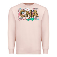 Pale Pink Western Certified Nursing Assistant Premium Sweatshirt - LillyAllenDesigns