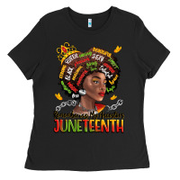 Black remembering my ancestors juneteenth Ladies Tee - LillyAllenDesigns