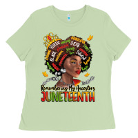 Matcha remembering my ancestors juneteenth Ladies Tee - LillyAllenDesigns