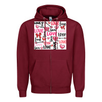 Love Zipper Hoodie | Teevron