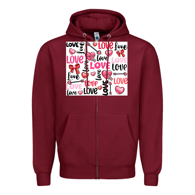 Love Zipper Hoodie by LillyAllenDesigns | Teevron