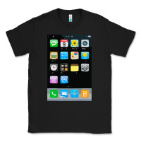 Black cell phone smartphone mobile app halloween costume Classic Tee - tuanDangUi