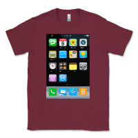 Burgundy cell phone smartphone mobile app halloween costume Classic Tee - tuanDangUi