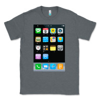 Charcoal Heather cell phone smartphone mobile app halloween costume Classic Tee - tuanDangUi