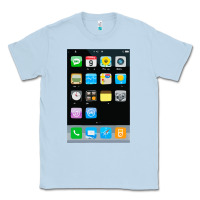 Dusty Blue cell phone smartphone mobile app halloween costume Classic Tee - tuanDangUi