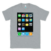 Heather Grey cell phone smartphone mobile app halloween costume Classic Tee - tuanDangUi