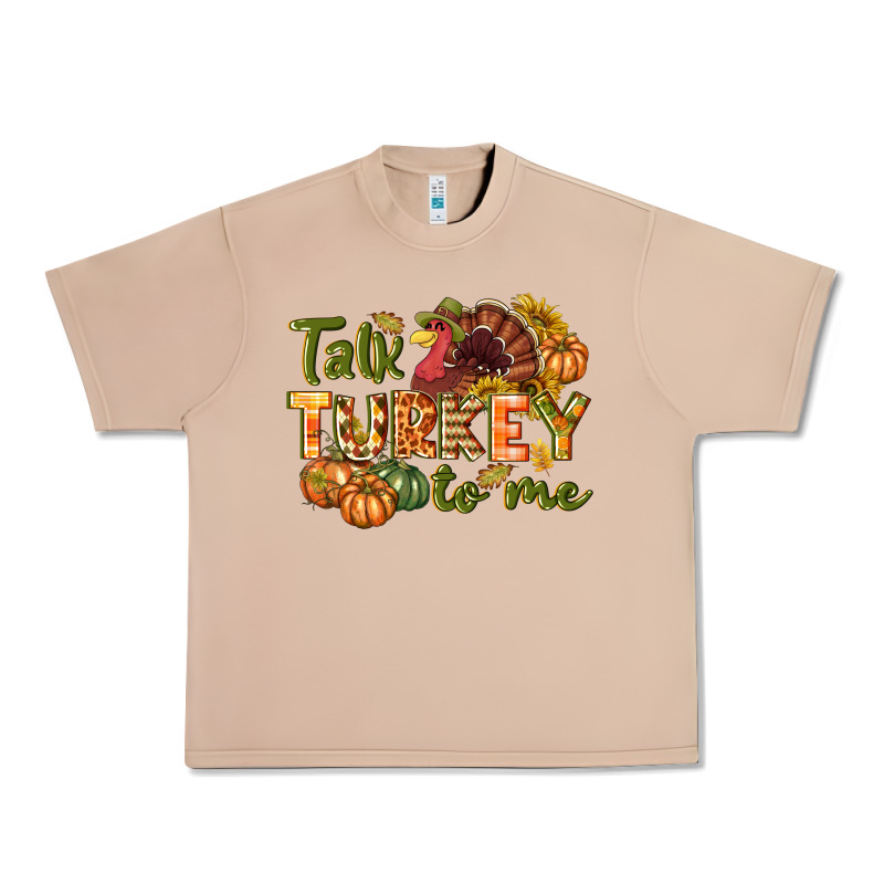 Talk Turkey To Me Thanksgiving P Urban Heavy Tee by NancyCooperArtShop | Teevron