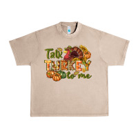 French Oak Talk turkey to me Thanksgiving p Urban Heavy Tee - NancyCooperArtShop