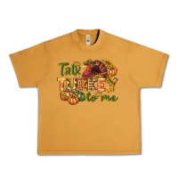 Peanut Butter Talk turkey to me Thanksgiving p Urban Heavy Tee - NancyCooperArtShop