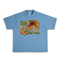 Pebble Blue Talk turkey to me Thanksgiving p Urban Heavy Tee - NancyCooperArtShop