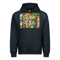 Navy sunset vibes brush stroke Urban Hoodie - BarkalooDesign
