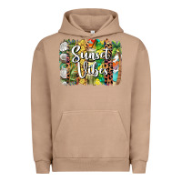 Pigment Burro sunset vibes brush stroke Urban Hoodie - BarkalooDesign