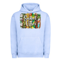 Pigment Grape Ice sunset vibes brush stroke Urban Hoodie - BarkalooDesign