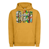 Pigment Peanut Butter sunset vibes brush stroke Urban Hoodie - BarkalooDesign