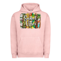 Pigment Salmon sunset vibes brush stroke Urban Hoodie - BarkalooDesign
