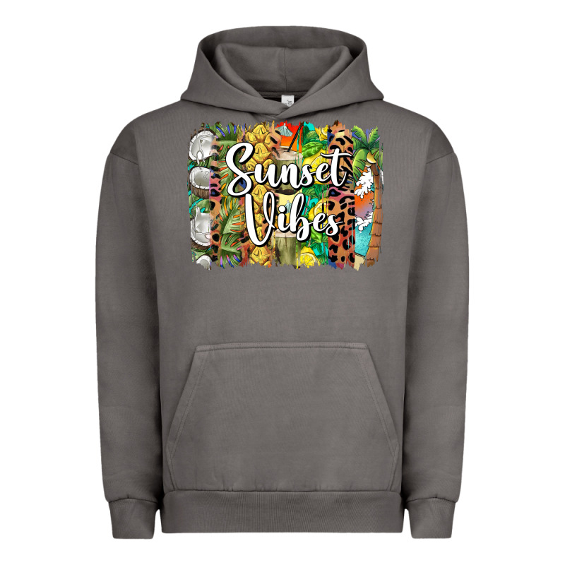 Sunset Vibes Brush Stroke Urban Hoodie by BarkalooDesign | Teevron