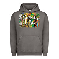 Pigment Tornado sunset vibes brush stroke Urban Hoodie - BarkalooDesign