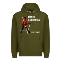 Army Green eddie cochran c mon everybody album cover Premium Hoodie - tuanDangUi