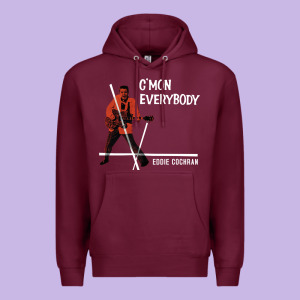 Eddie Cochran C Mon Everybody Album Cover Premium Hoodie Designed By Tuandangui