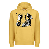 Antique Gold monokuma 1 Premium Hoodie - tuanDangUi