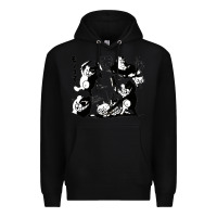 Black monokuma 1 Premium Hoodie - tuanDangUi